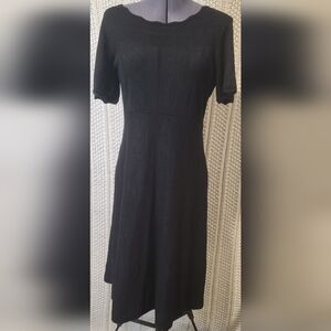 Dressbarn black sweater dress women's plus size 1x